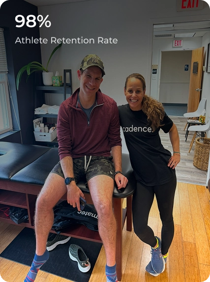 Cadence doctor-coach with an athlete